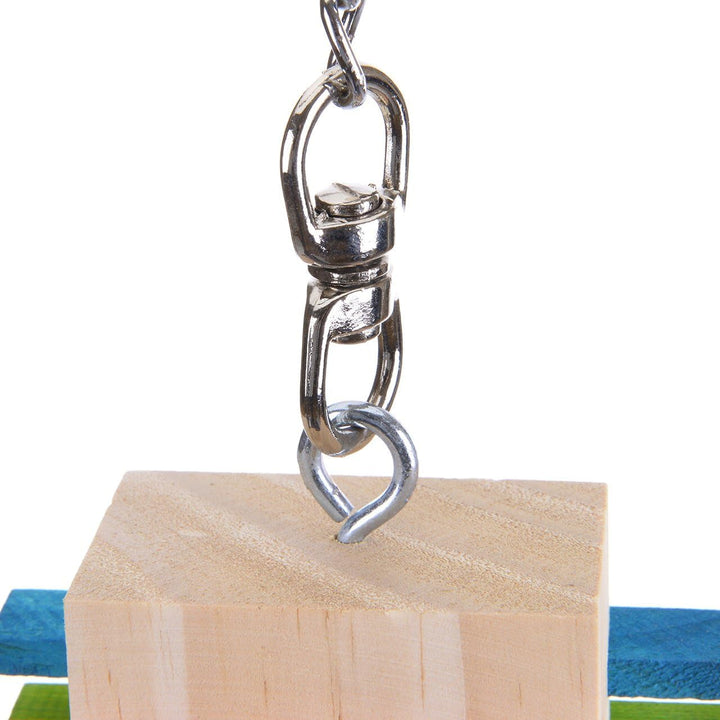 HappyBird | Papageienspielzeug aus Holz Slidy II - der Knabberspass !