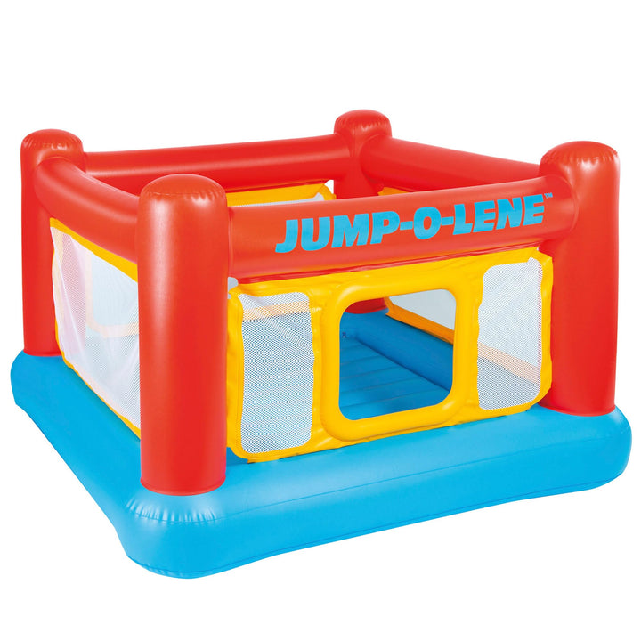 Intex 48260NP – Spielhaus Jump-O-Lene, Vinyl, Mehrfarbig, 174 x 174 x 112 cm