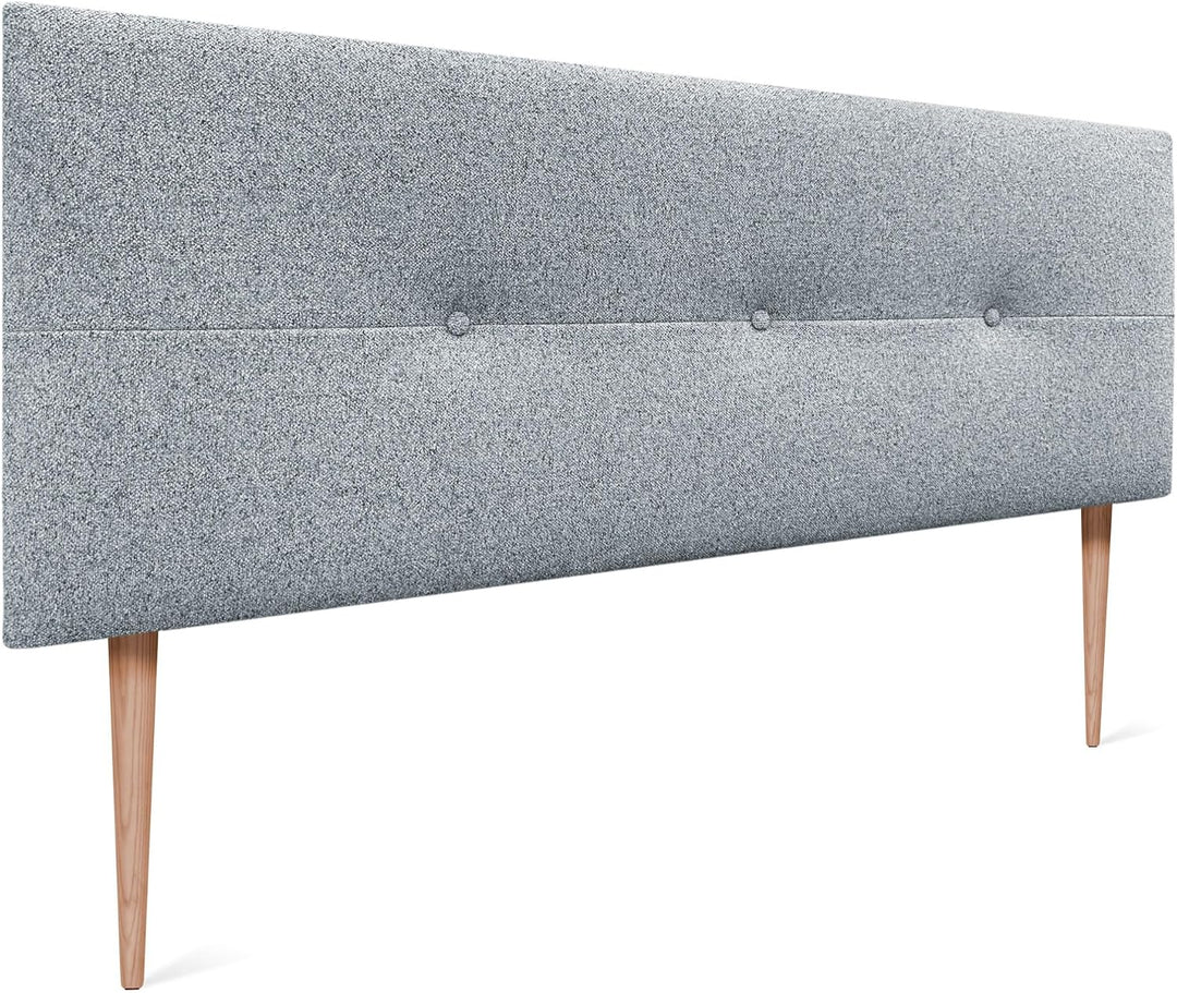 DHOME Kopfteil aus Kunstleder oder Stoff AQUALINE Pro Kopfteil Polsterkopfteil Luxusbett (Stoff Perl