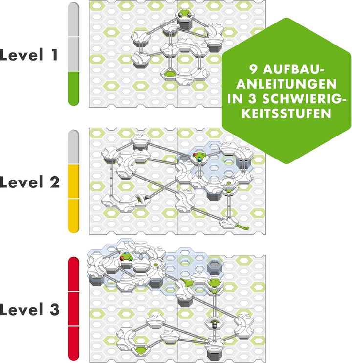 Ravensburger GraviTrax Starter-Set 22410 - Einstiegsset für deine Kugelbahn - Murmelbahn und Konstru