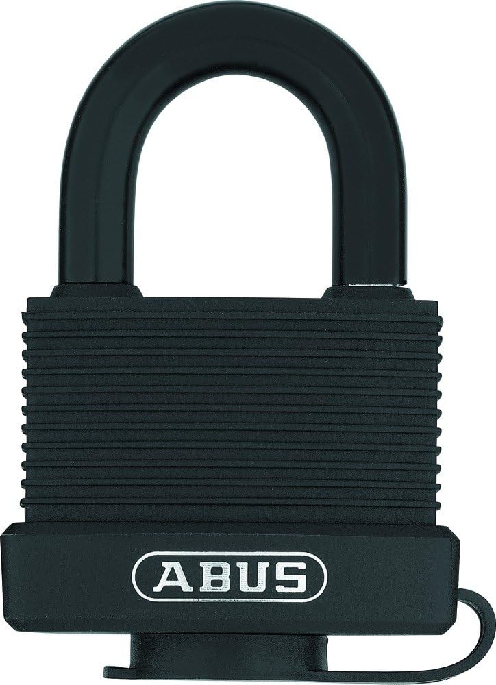 ABUS Vorhängeschloss Messing 70/45 - wetterfest - ABUS-Sicherheitslevel 5 & Schlaufenkabel Cobra 10
