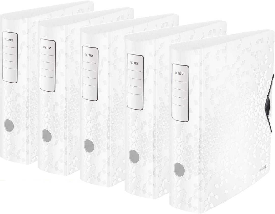Leitz Wow Schreibtisch Accessoires Ablage Paket schwarz weiss (Ordner Paket, Weiss │ Grau)