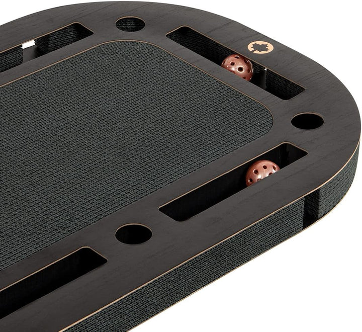 CanadianCat Company | XXL Katzenspielplatz 85 x 54 x 5,8 cm mit integrierter Kratzpappe | PlayPlate