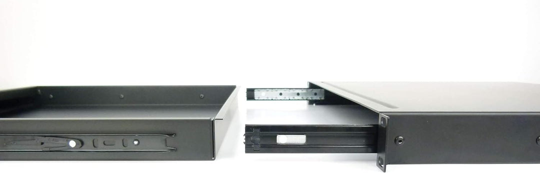 Adam Hall 19" Parts 874 E 01 A - ERGO 19" Aluminium Rackschublade 1 HE Aluminum 1 HE, Aluminum 1 HE