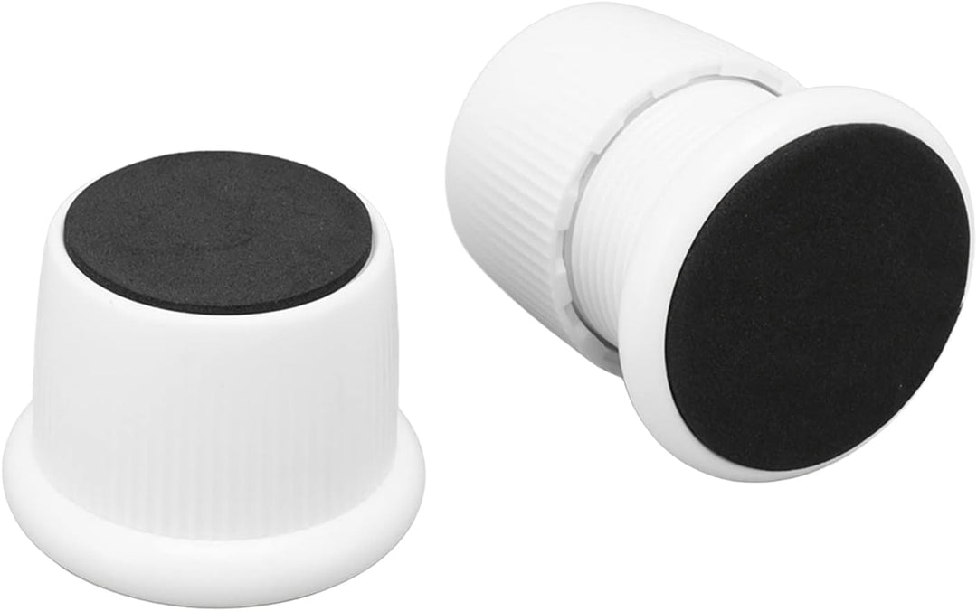 4 Stück Höhenverstellbare Möbelfüsse, 40-65mm ABS Höheneinstellung mit Anti-Rutsch-Pads für Schreibt