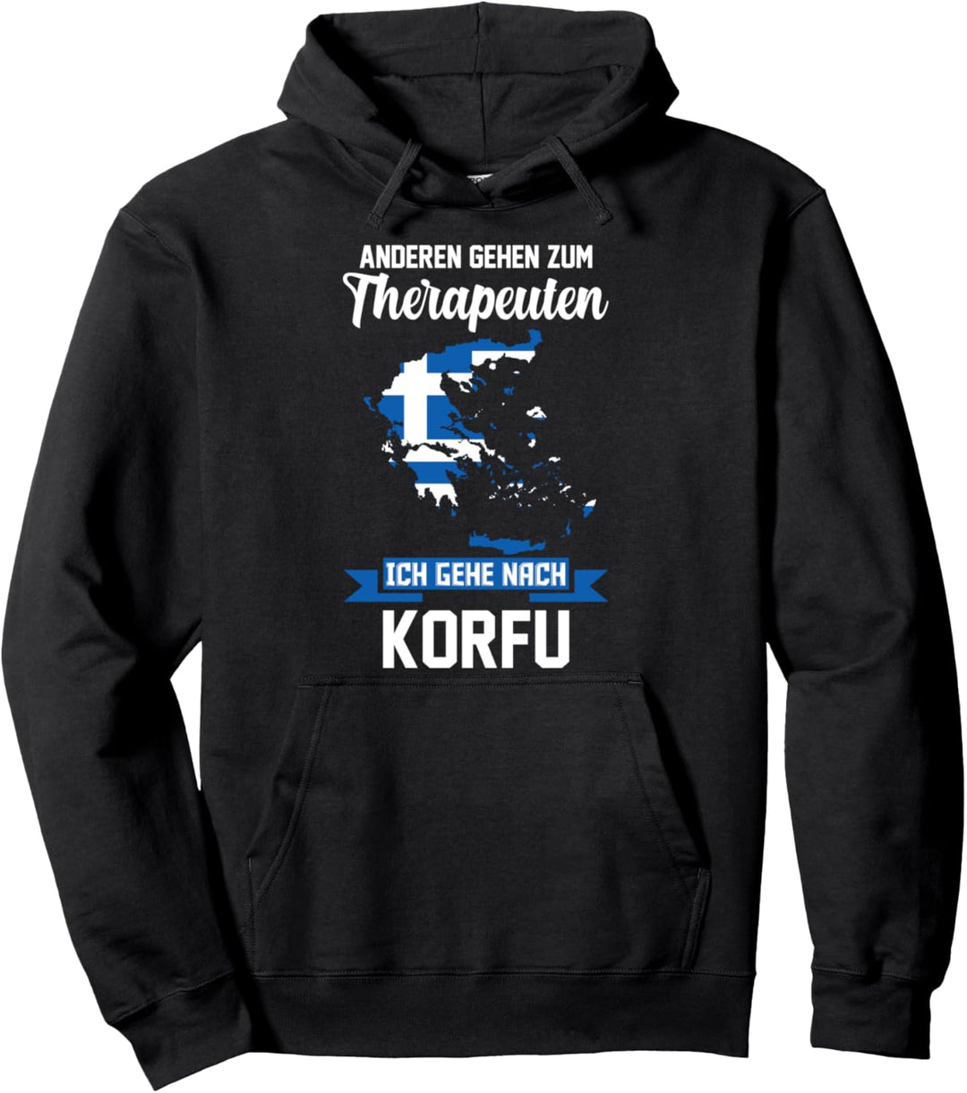 Korfu Urlaub Griechenland Pullover Hoodie