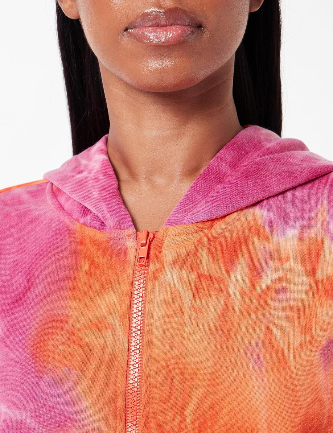 libbi Damen Hoodie S Orange Mehrfarbig, S Orange Mehrfarbig
