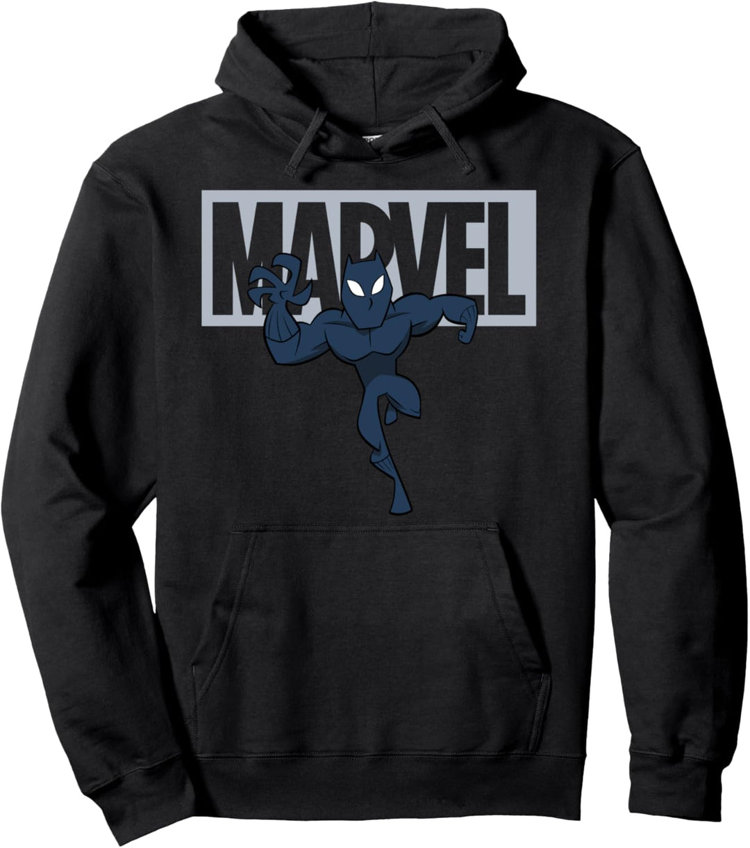 Marvel Avengers Black Panther Logo Doodle Pullover Hoodie
