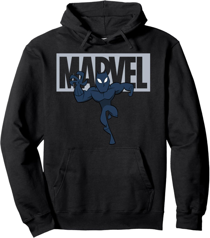 Marvel Avengers Black Panther Logo Doodle Pullover Hoodie