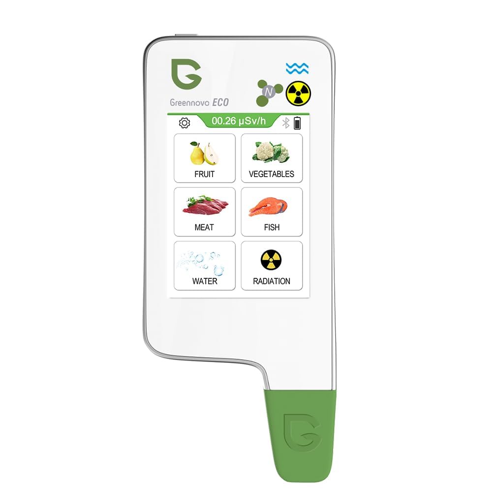 Geigerzähler Greentest Eco 6 + Nitrattester Fleisch Fisch TDS Wassertester dosimeter Strahlenmessger