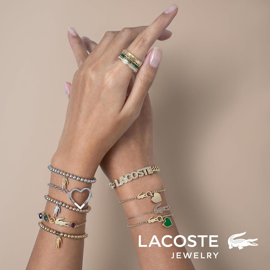 Lacoste Gliederarmband für Damen Kollektion SCRIPT mit Kristallen - 2040063