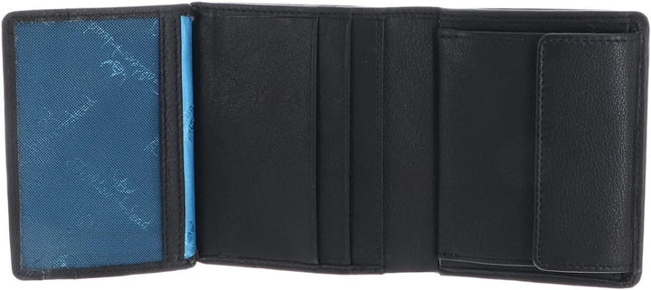 Golden Head Capri Geldbörse RFID Leder 8,5 cm Schwarz, Schwarz