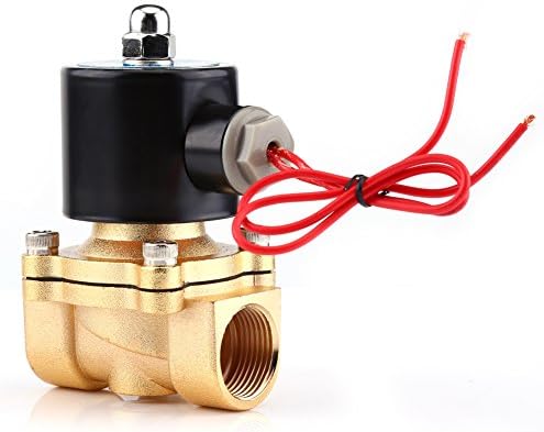 Gas 3/4 "AC 220V Magnetventil Normal geschlossen Zinklegierung Magnetventil für Luft Gas Öl Wasser,