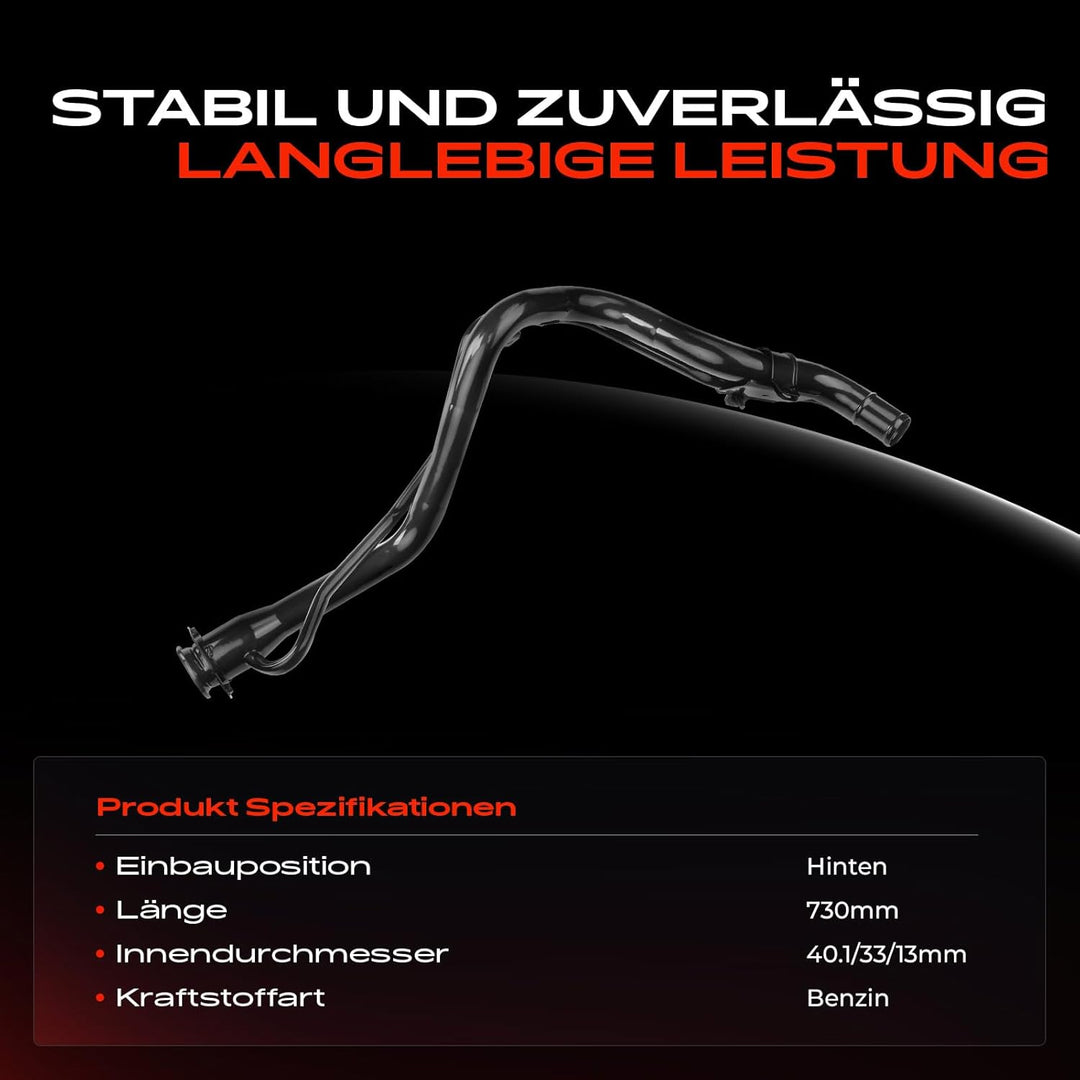 Kraftstoffeinfüllrohr Einfüllstutzen für Lancer VII Station Wagon CS W 1.6L 2.0L Benzin 2003-2008 MR