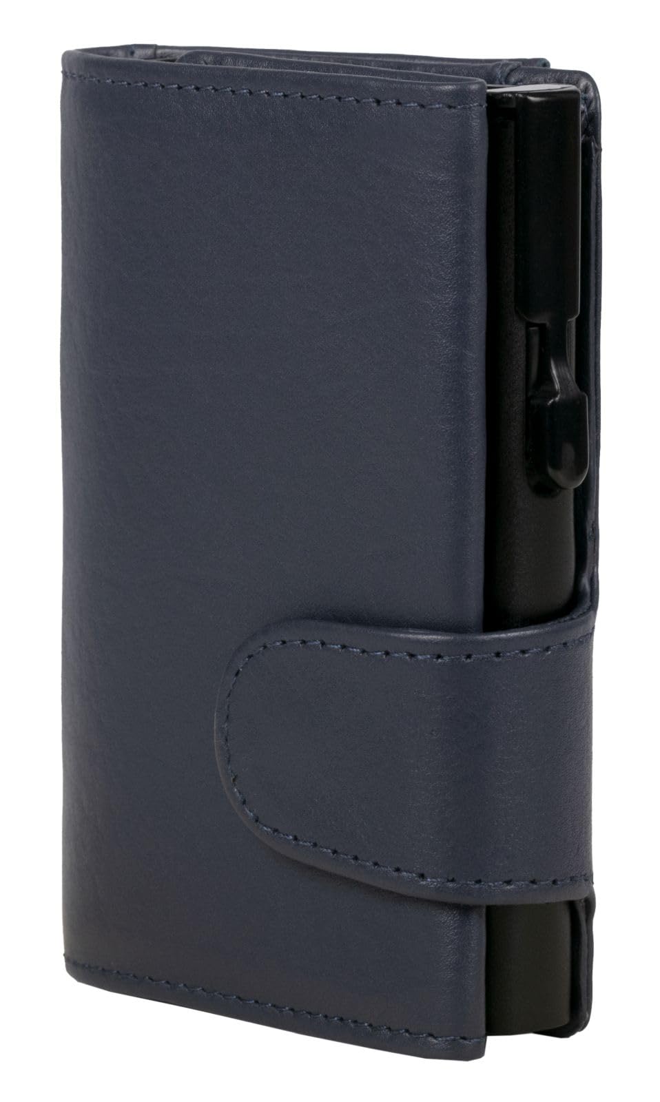 ClickSafe® Kreditkartenetui mit Münzfach und Geldscheinfach aus 10,0 x 6,5 x 2,5 cm Blau, 10,0 x 6,5