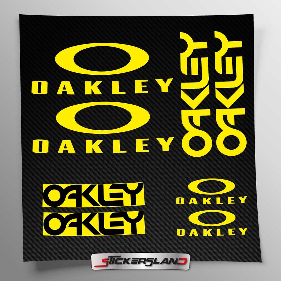 Stickersland® Aufkleber-Set kompatibel mit Rahmen MTB Mountainbike und Helm | Aufkleber-Aufkleber mi
