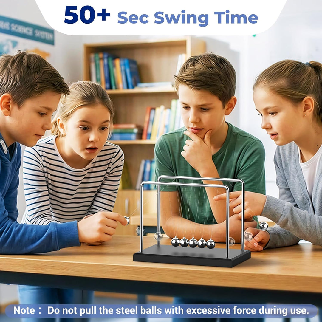 Theefun Newtons Wiege Balance Bälle Wissenschaft Physik Gadget Desktop Dekoration kinetische Bewegun