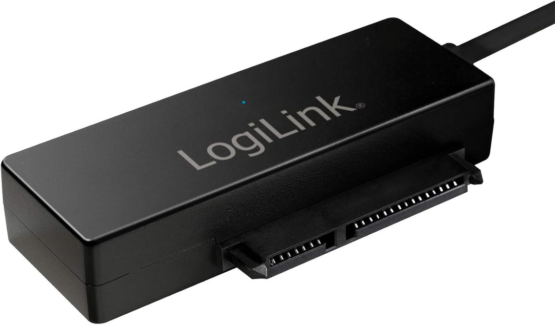 LogiLink AU0050 USB 3.0 auf SATA 3G/6G Adapter mit an/aus Schalter Schwarz