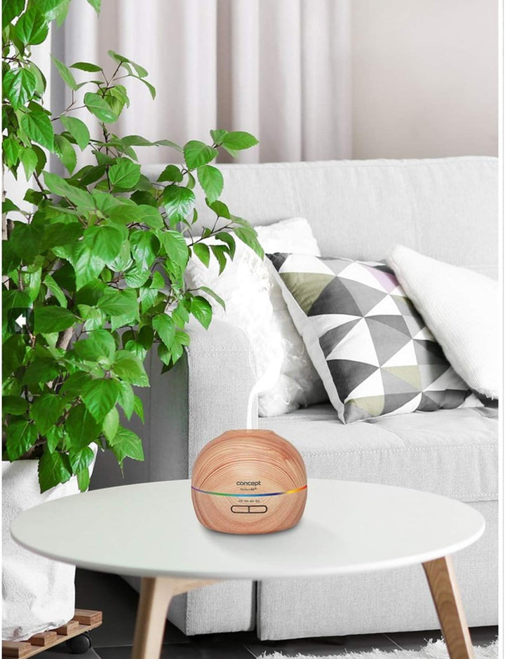 Concept Perfect Air Wood ZV1005 2 in 1 Luftbefeuchter mit Duftdiffusor 40 ml/h für Räume bis 20 m2 2