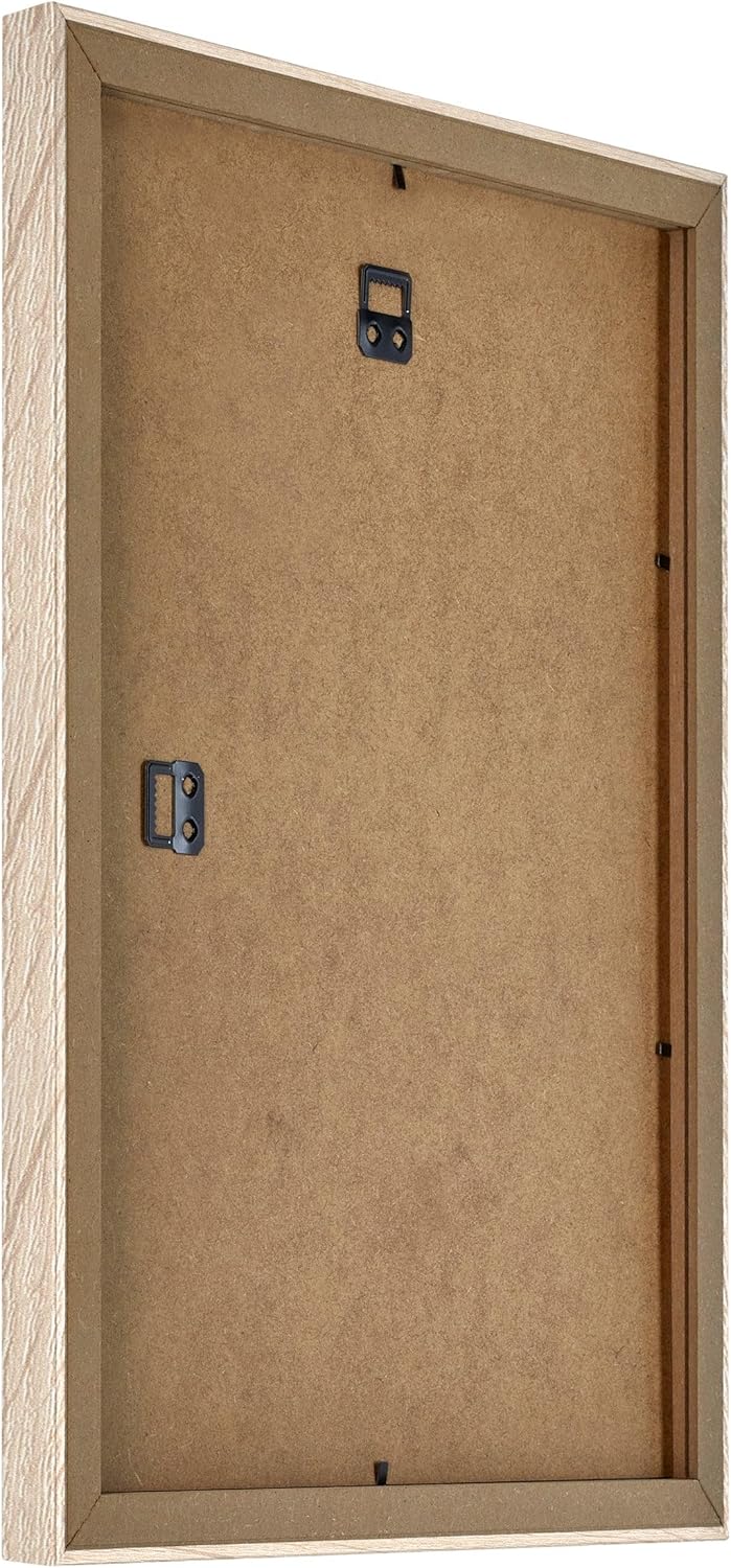 yd. Your Decoration - Bilderrahmen 75x100 cm - Eiche - Bilderrahmen aus MDF mit Acrylglas - Antirefl