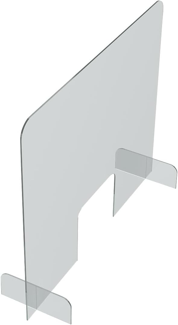 magnetoplan Nies- und Spuckschutz, Acryl-Tischaufsteller, 85x70cm