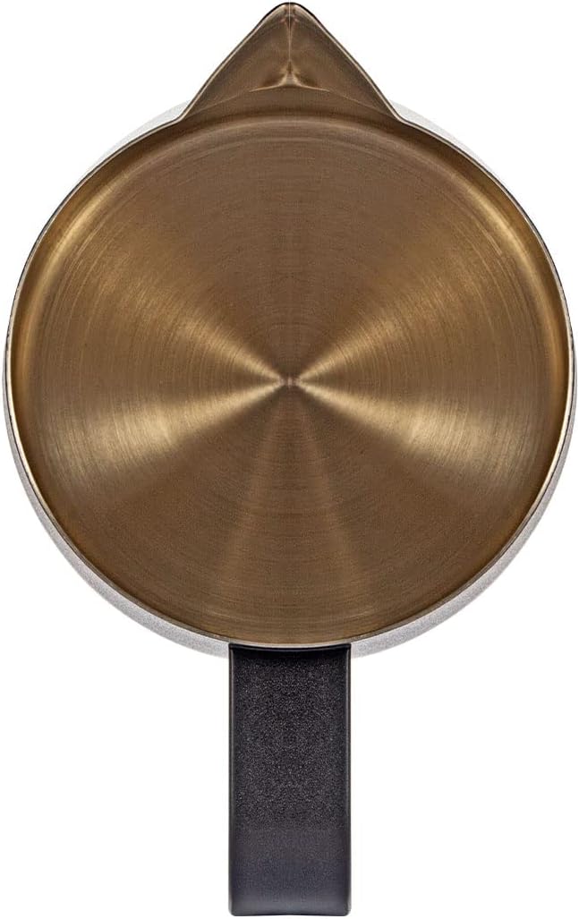 Dianoo Milchaufschäumkrug, 600 ml Edelstahl, Espresso-Dampfkrug, Kaffee, Cappuccino, Barista, Dampfk