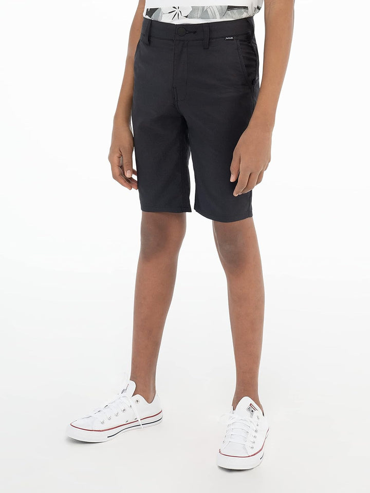 Hurley Boys' Walk Shorts, Black Chino, 20