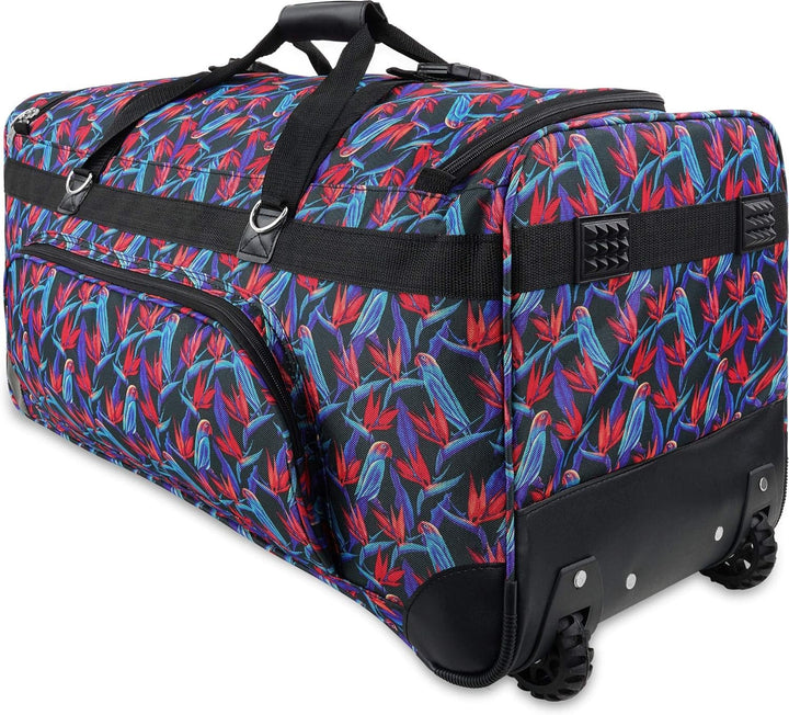 normani Hochwertige robuste Reisetasche mit Rollen Jumbo Big-Travel 80-150 Liter mit bis zu 3 Rollen