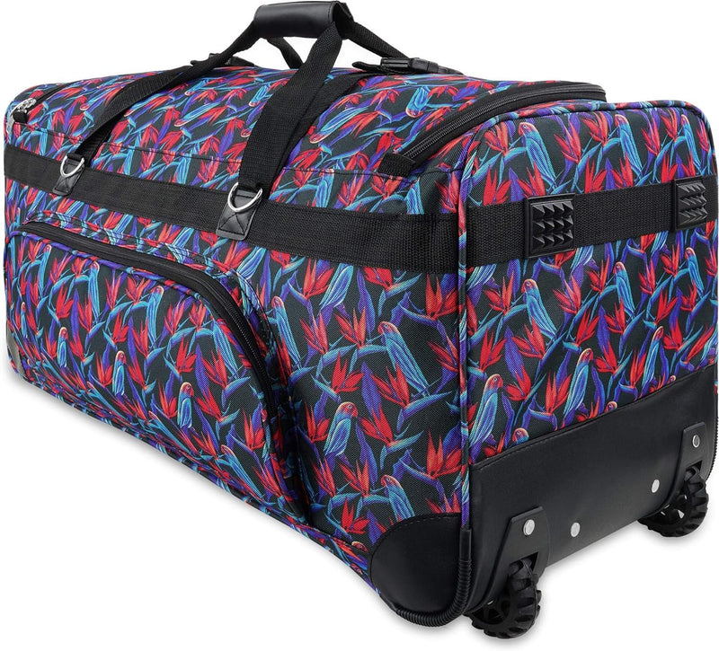 XXL Reisetasche Jumbo Big-Travel mit Rollen von normani® Farbe Pally Parrots / 100 Liter Pally Parro