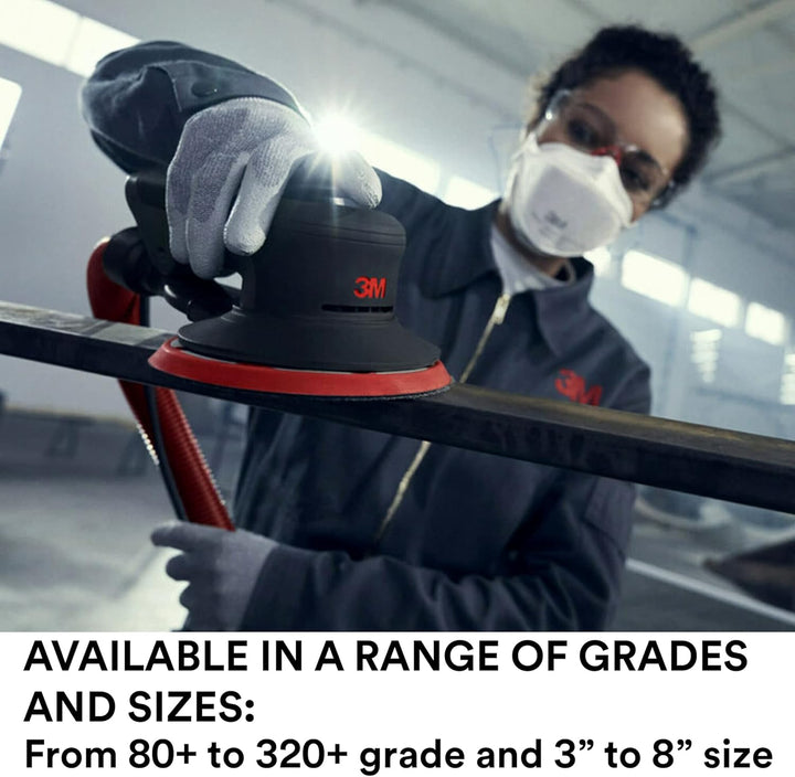 3M Xtract Cubitron II Netzscheibe 710W, 120+, 12,7 cm, Die 500X, 50 Stück Klett-Schleifscheiben, pra