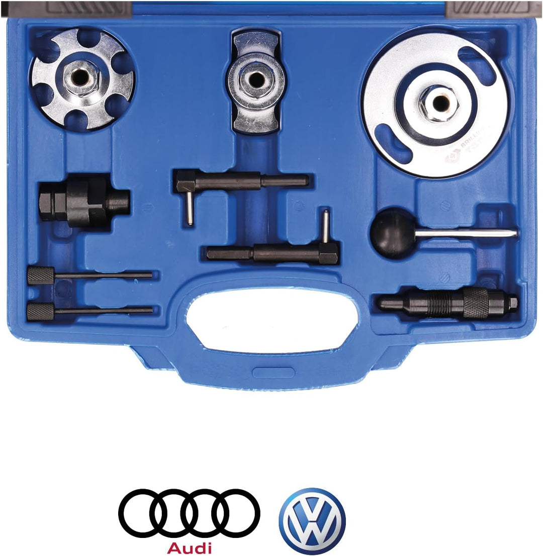 BRILLIANT TOOLS BT597400 Motor-Einstellwerkzeug-Satz für VAG 2.7, 3.0 TDI [Powered by KS TOOLS]