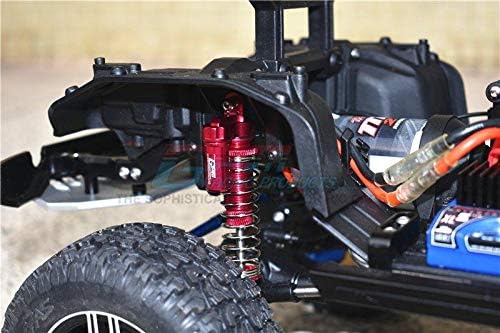 GPM for Traxxas TRX-6 MERC-Benz G63 (88096-4) Aluminum L-Shape Piggy Back Spring Dampers 90mm + Adju