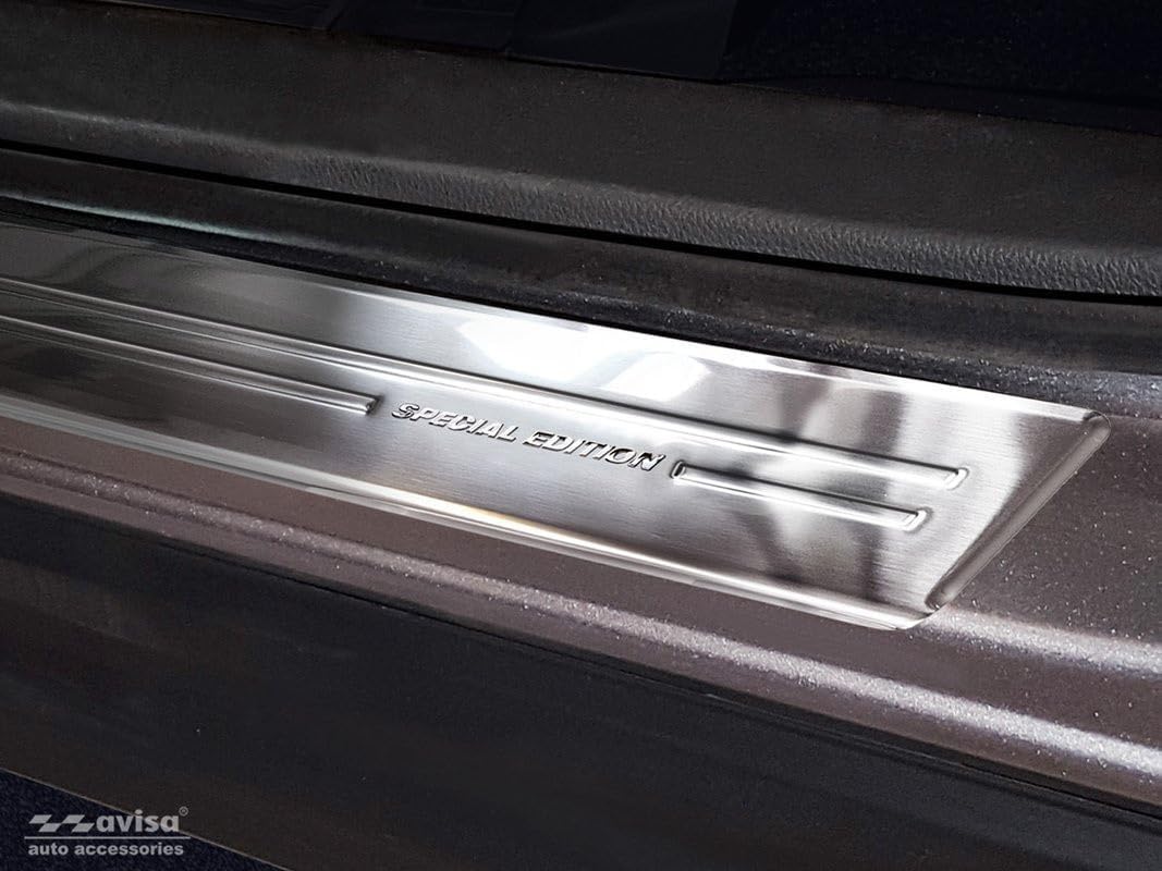 Inox door sill protectors compatible with Mitsubishi Eclipse Cross 2018- incl. PHEV 'Special Edition