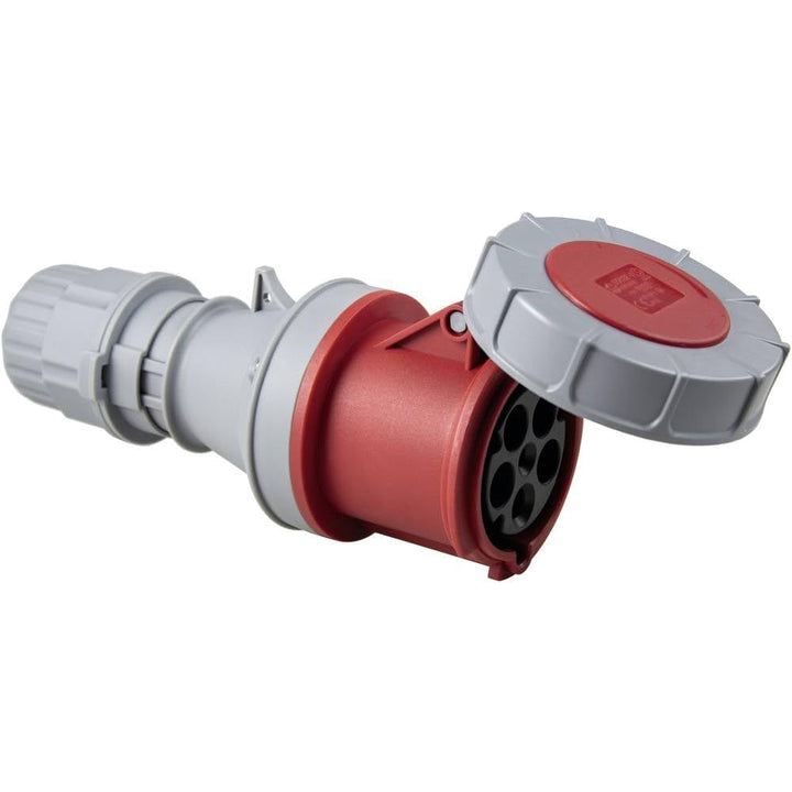 as - Schwabe 60428 CEE-Kupplung 400V / 63A, IP44 Gewerbe, Baustelle CEE Kupplung 400 V / 63 A, 5-pol