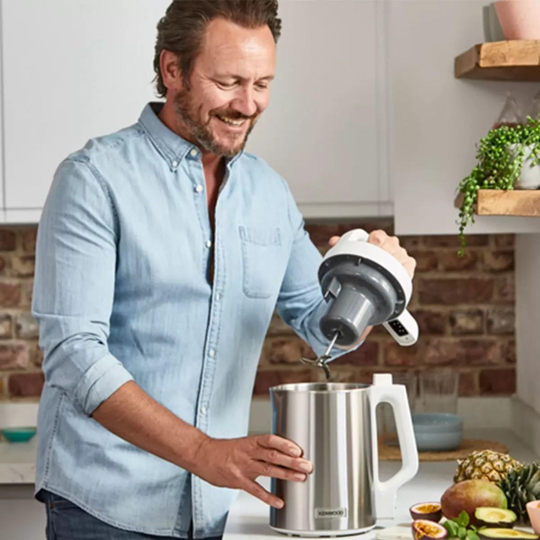 Kenwood SoupEasy CBL01.000BS, Elektrische SoepMaker met EasyPour Tuit, 1.5L Capaciteit, Triblade Tec