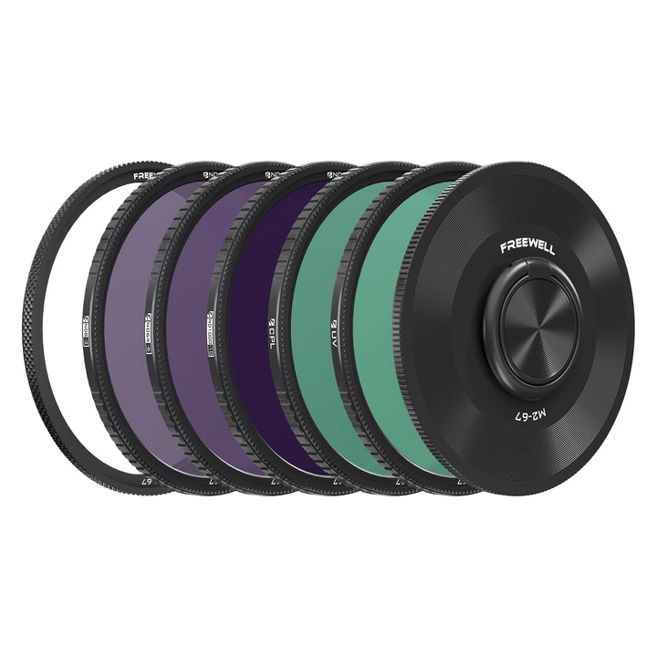 Freewell M2 Magnetic Quick Swap 5er-Pack 67mm ND8, ND64, ND1000, CPL & UV Filter 67MM 5 PACK, 67MM 5