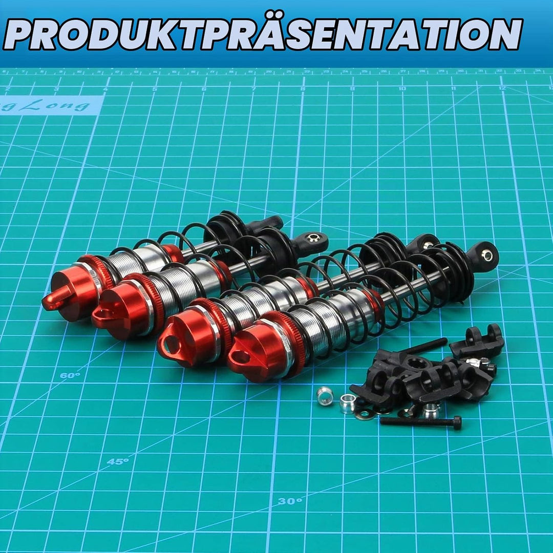 RCAWD ARRMA Shock Set rc Stossdämpfer vorne hinten für Arrma 1/7 1/8 Mojave EXB Outcast Notorious Ty