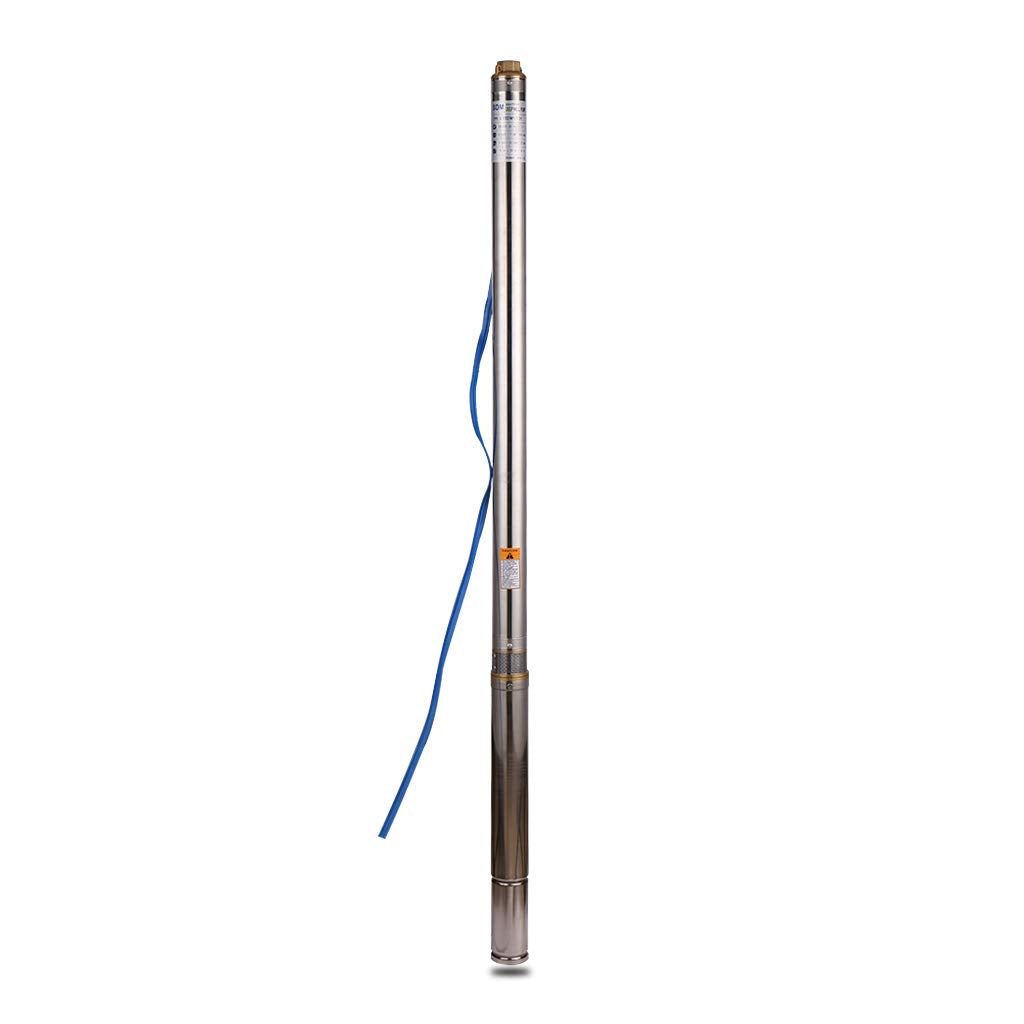 Edelstahl Tiefbrunnenpumpe Tauchpumpe 2.5 Zoll, 550W, 2800 L/H Garten/bewässerung oder Heimgebrauch