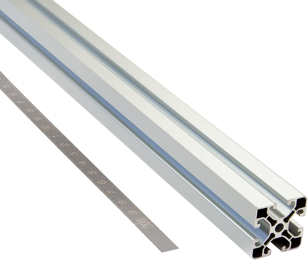 SCHMIDT systemprofile Längenanschlag B 2m Aluminium-Profil Säge-Anschlag 1m-1m Mitte Massband 2x Abl