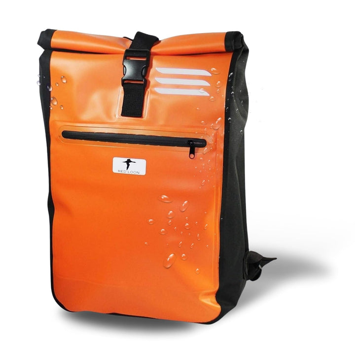 Red Loon Kurier Rucksack Courier Bag Kuriertasche LKW-Plane Backpack Kurierrucksack, Orange
