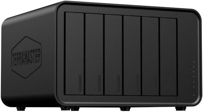 TerraMaster F6-424 6bay NAS, Quad-Core, 8GB DDR5, Diskless