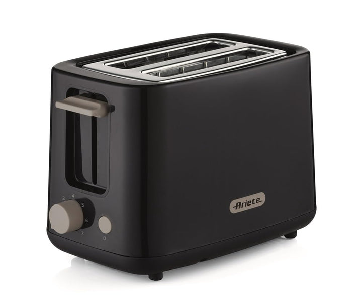 Toaster 750W 7 Liv Zangen Edelstahl - Schwarz