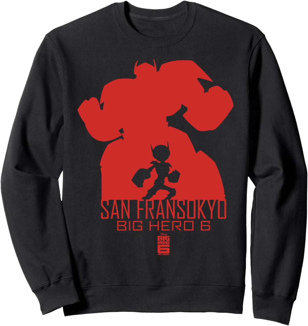 Disney Big Hero 6 TV Series Hiro And Baymax Silhouette Sweatshirt