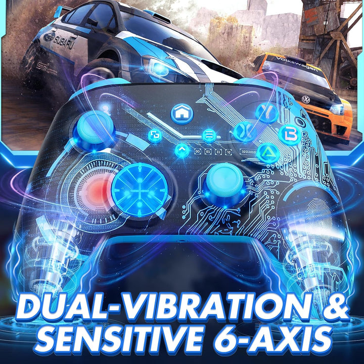 Lapezei Wireless RGB Controller für Xbox Series S/X, mit Xbox One/PC/Android/iOS, Bluetooth Gamepad