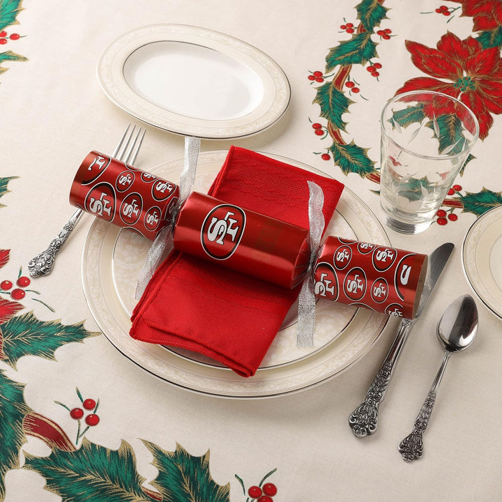 FOCO San Fransisco 49ers NFL Amerikanischer Fussball Packung mit 6 Weihnachtsfeier Gefälligkeiten