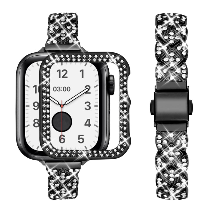 wutwuk Apple Watch SE Armband 44mm Damen Kompatibel mit Armband Apple Watch SE 44mm mit Glitzeriger