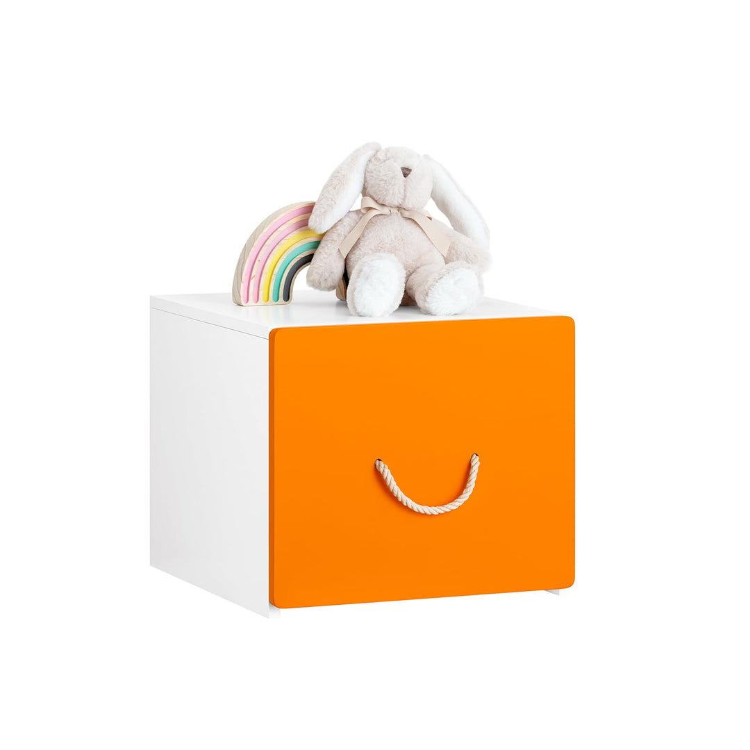 SoBuy KMB74-W Kinder Spielzeugtruhe Spielzeugkiste mit Deckel Aufbewahrungsbox Kinder Spielzeugbox S