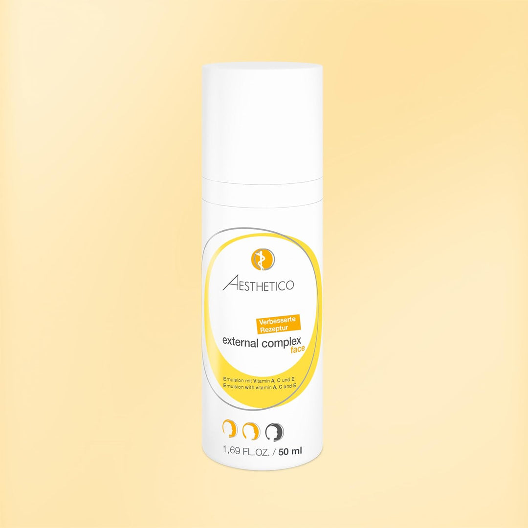 AESTHETICO external complex - Anti-Aging-Emulsion für reife Haut, pflegt mit Vitaminkomplex und biet