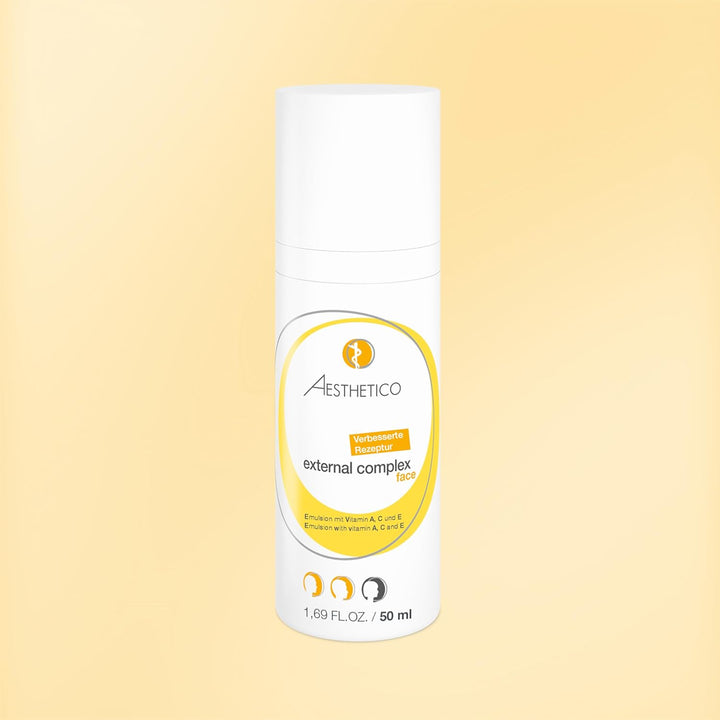 AESTHETICO external complex - Anti-Aging-Emulsion für reife Haut, pflegt mit Vitaminkomplex und biet