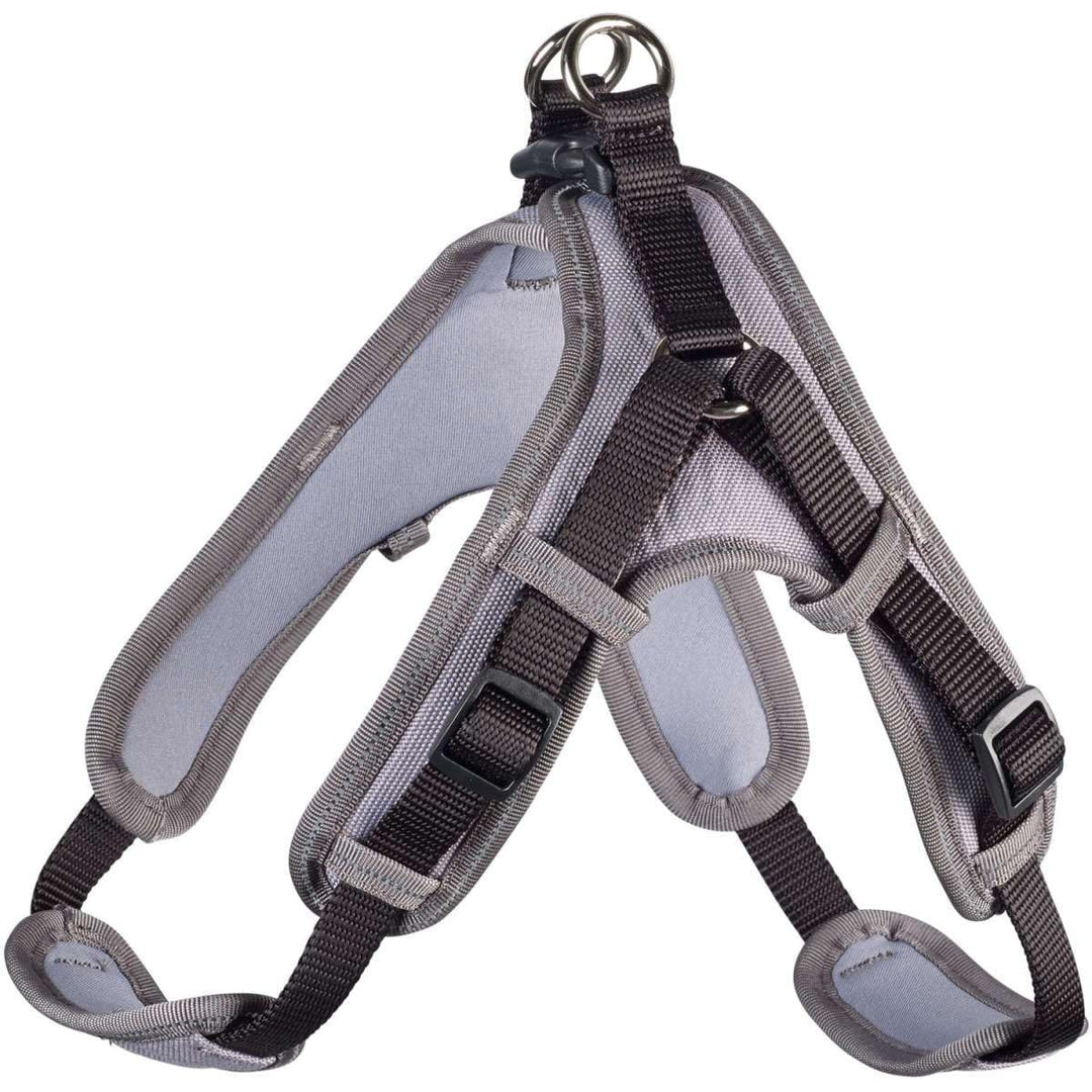 HUNTER Geschirr Neopren Vario Quick, schwarz/grau, XS-S schwarz/grau, Nylon, Neopren, reflektierend